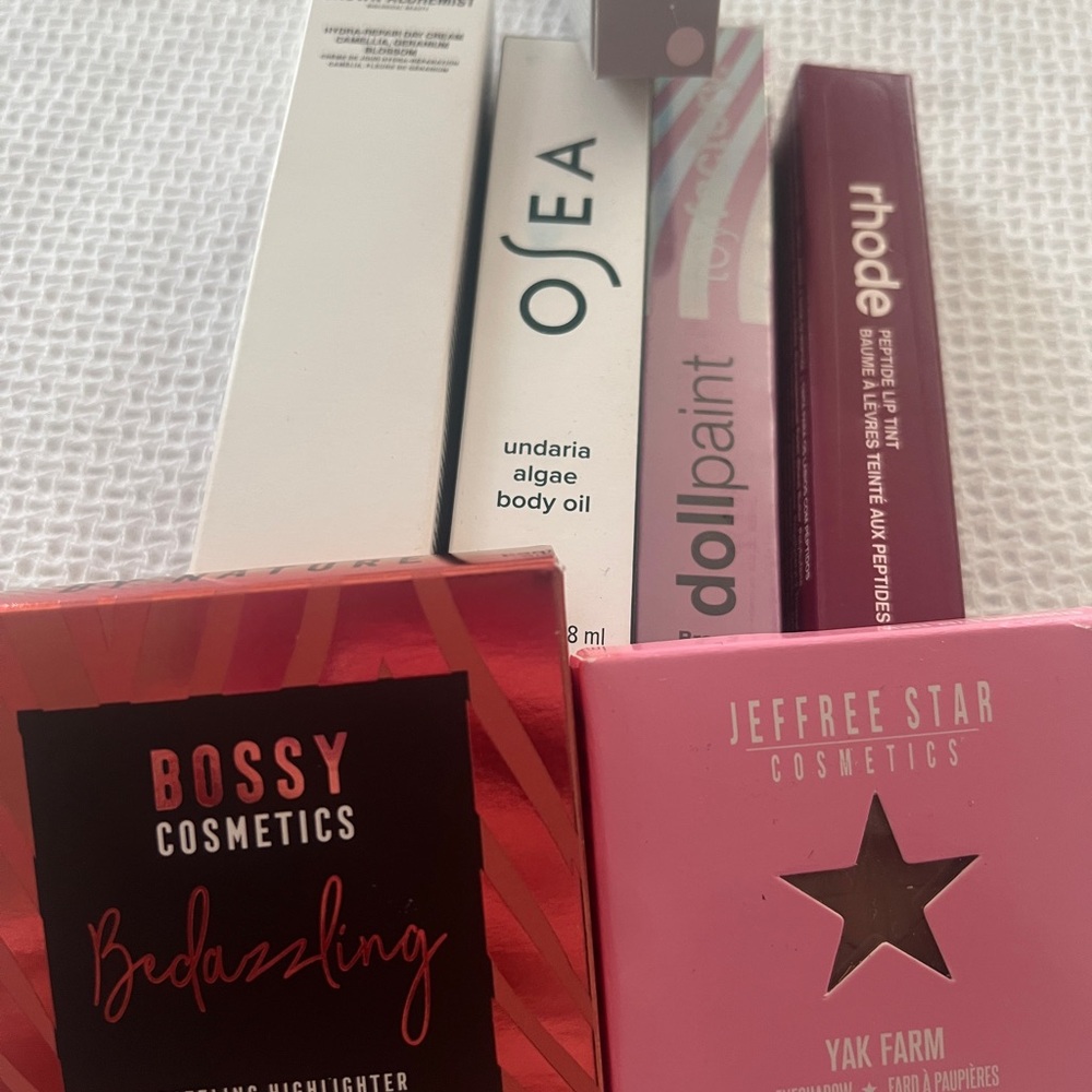 NEW Beauty Bundle OSEA Rhode Grown Alchemist Doll 10+ Pieces Skincare & Makeup